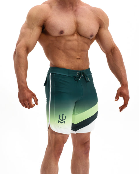 Flagship Boardshort - Ivy - Manifest Competition Wear - Manifest Competition Wear