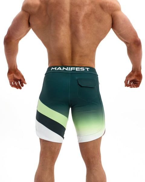 Flagship Boardshort - Ivy - Manifest Competition Wear - Manifest Competition Wear