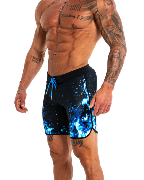 Flame Boardshort - Arctic - Manifest Competition Wear - Manifest Competition Wear