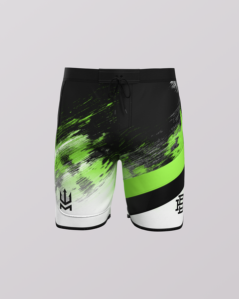 Flagship Boardshort - Code Green by Erin Banks