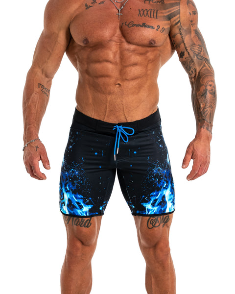 Flame Boardshort - Arctic - Manifest Competition Wear - Manifest Competition Wear