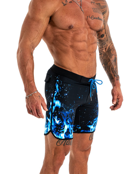 Flame Boardshort - Arctic - Manifest Competition Wear - Manifest Competition Wear
