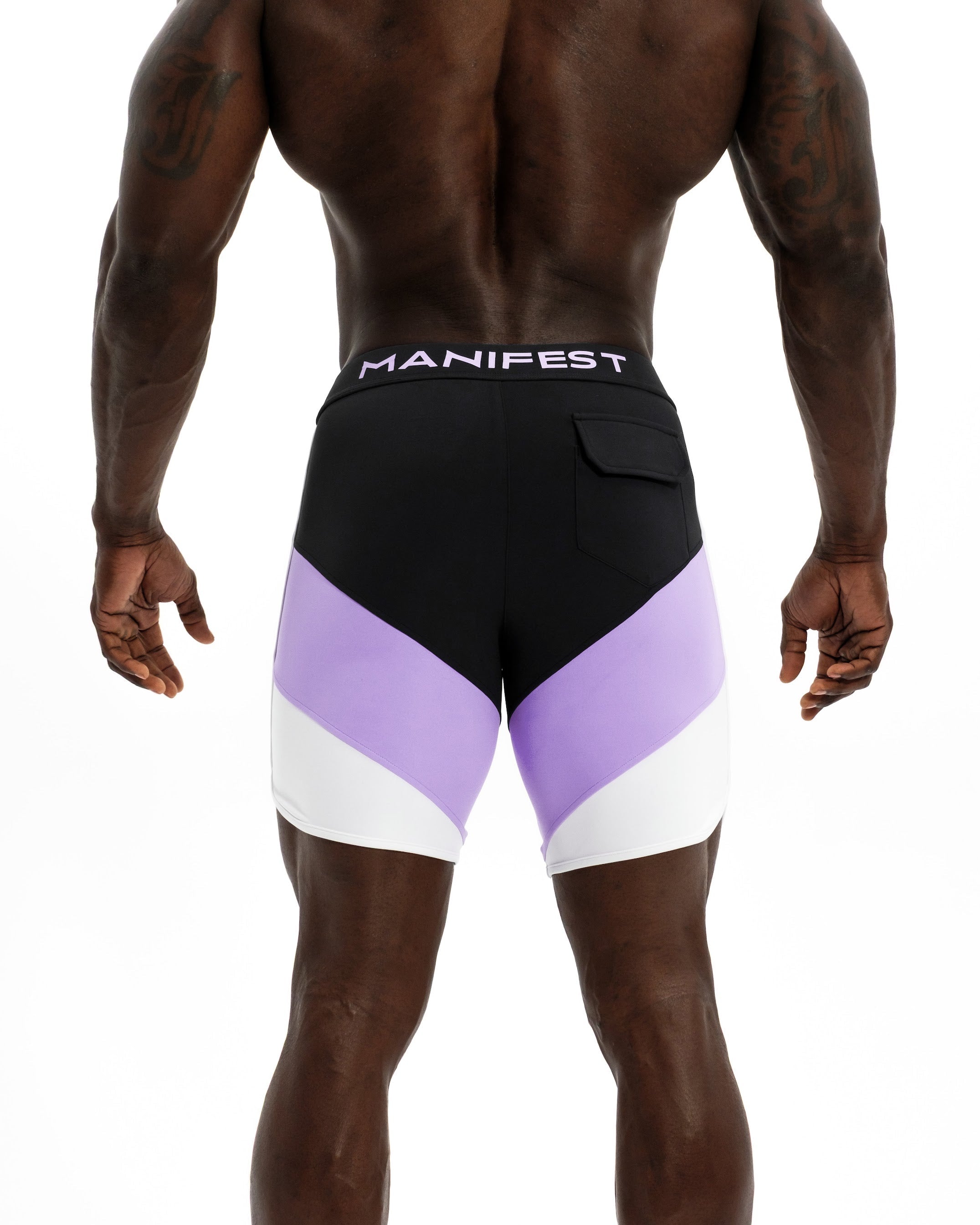 Lilac Boardshort - Manifest Competition Wear - My Store